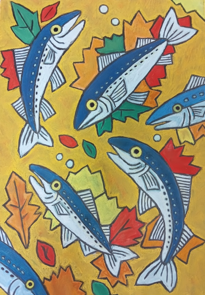 【DL版】果物と野菜のキャラクター ポストカード 5枚セット