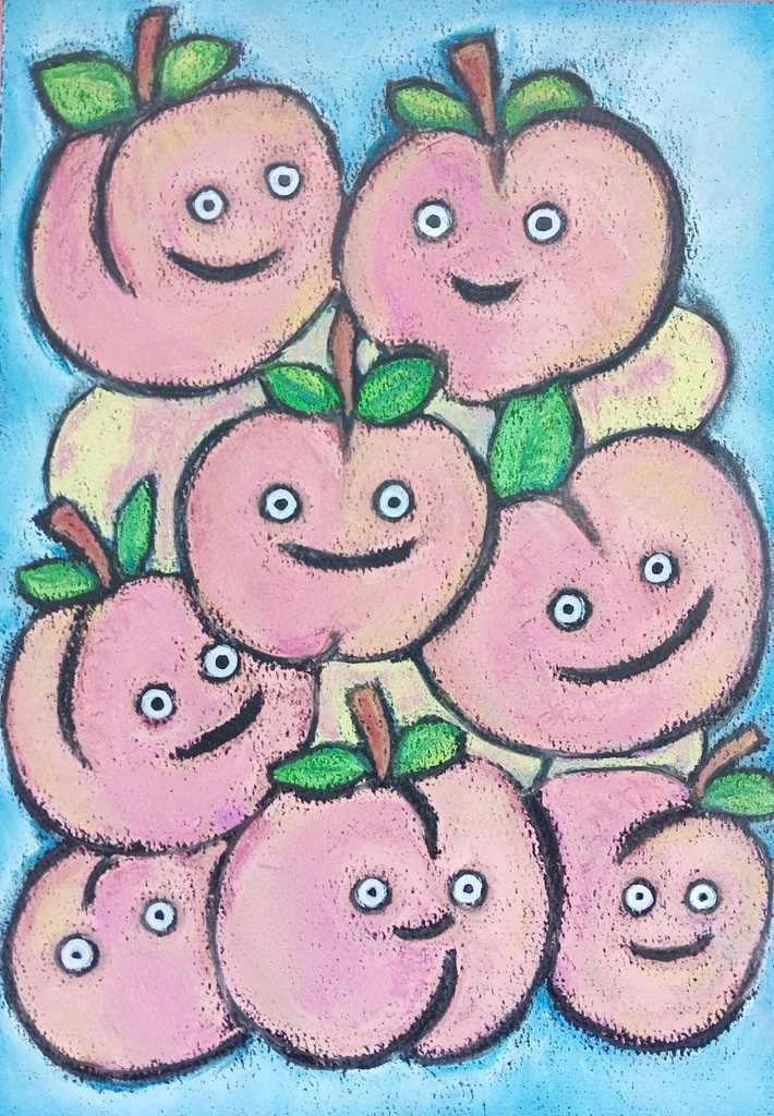 【DL版】果物と野菜のキャラクター ポストカード 5枚セット