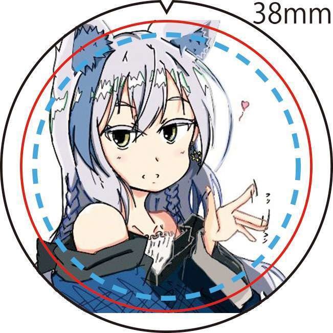 蒼宮よづり　缶バッチ2　38mm