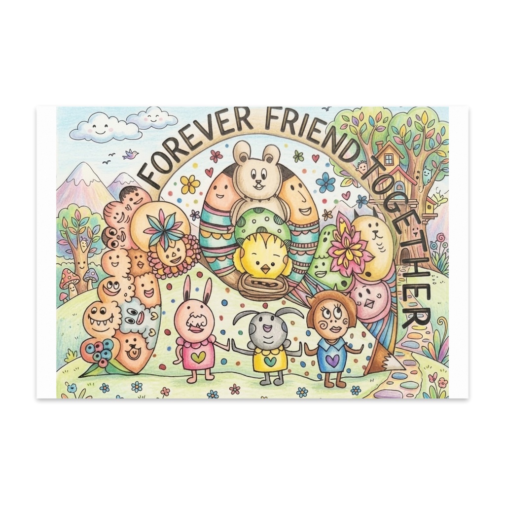 FOREVER FRIEND TOGETHER ポストカード10枚セット