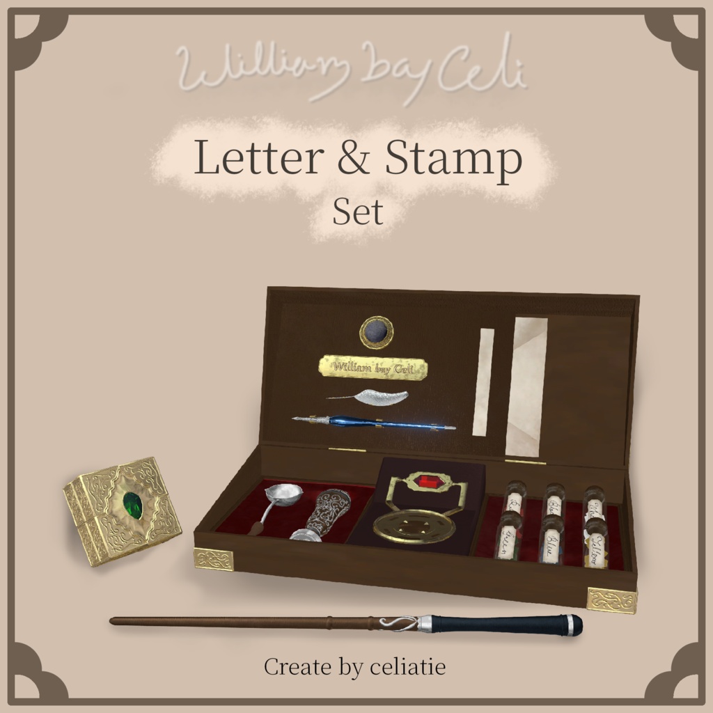 [wbc]Letter&Stamp set