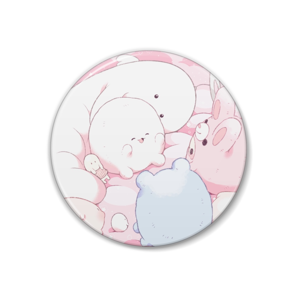 ふゎふゎおはなし♡缶バッジ