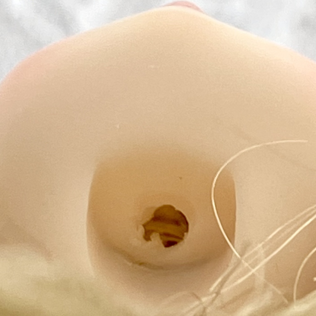 ピコニーモ用ミニヘッド ホワイト/ゴールド 難あり