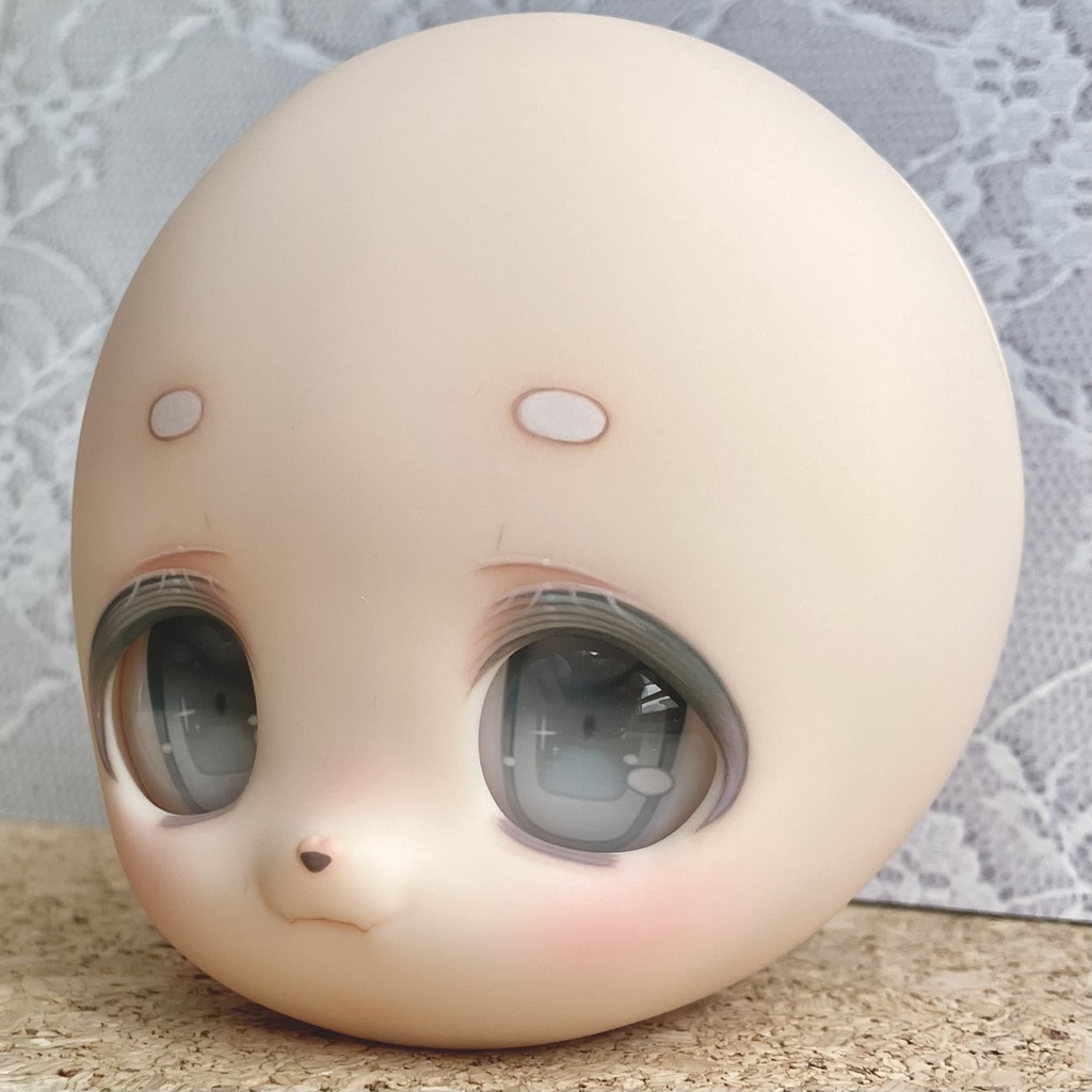 IMOMODOLLKUKUヘッド　cream  カスタム　難あり
