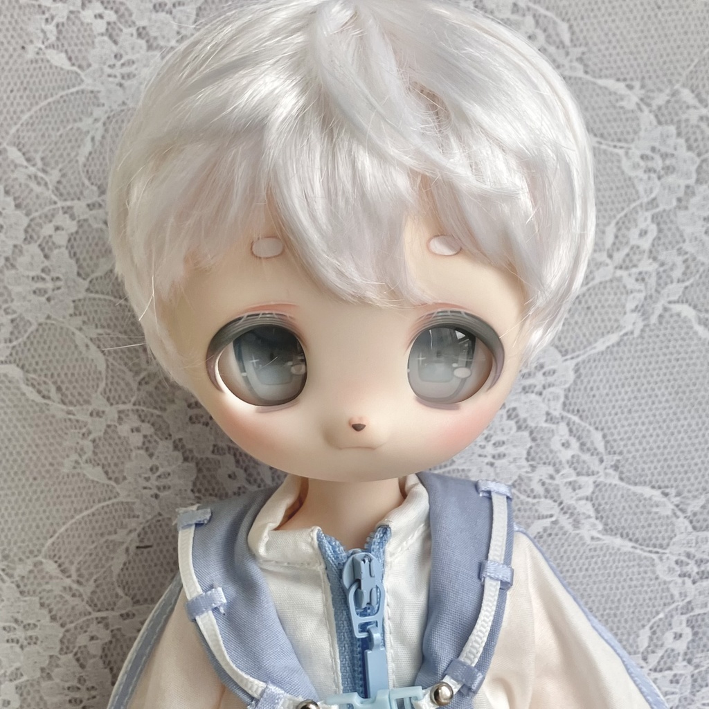 IMOMODOLLKUKUヘッド　cream  カスタム　難あり