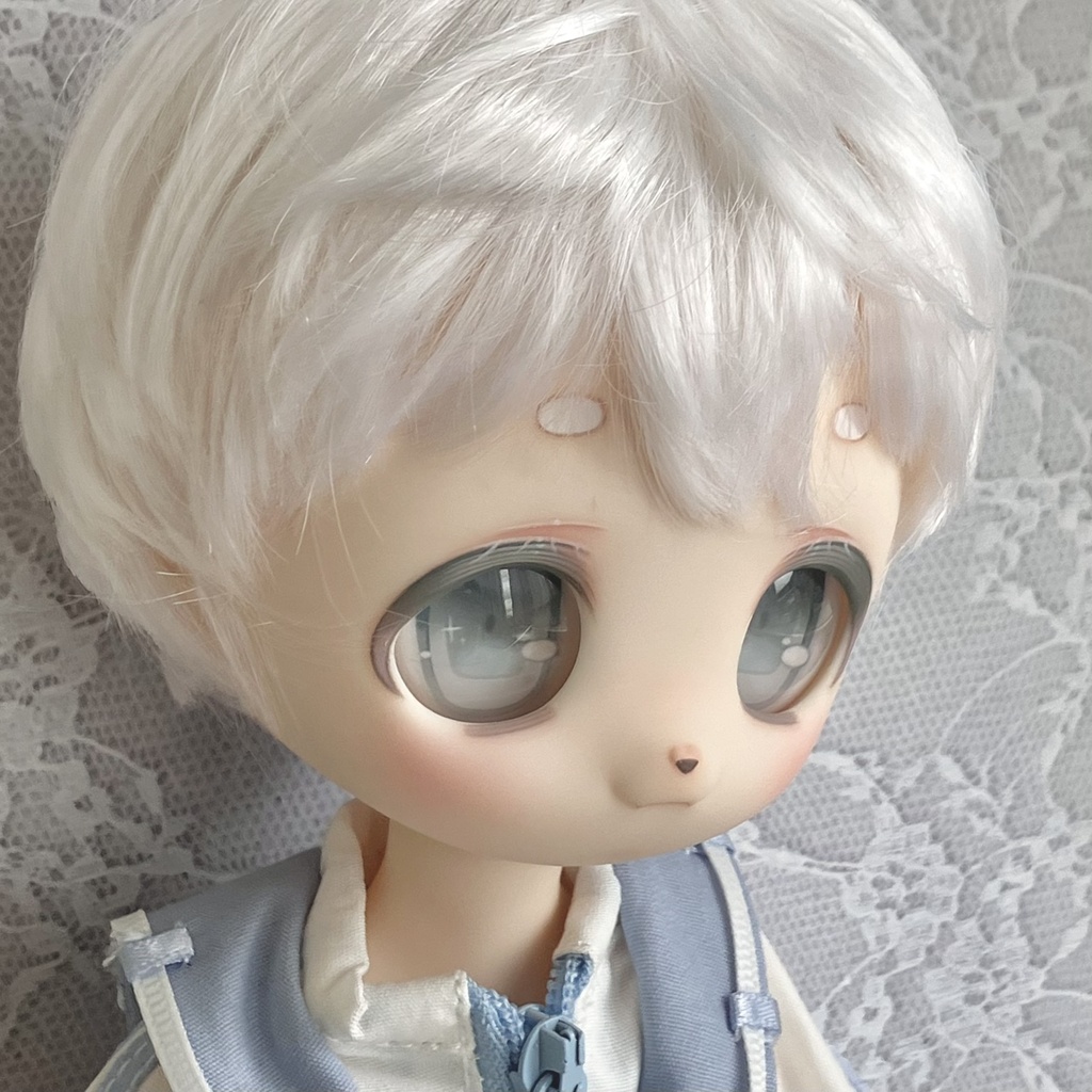 IMOMODOLLKUKUヘッド　cream  カスタム　難あり
