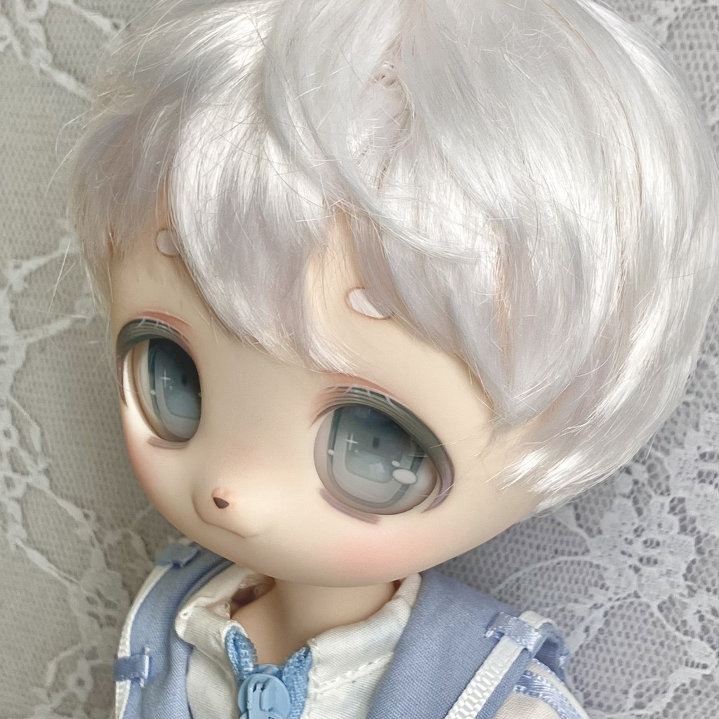 IMOMODOLLKUKUヘッド　cream  カスタム　難あり