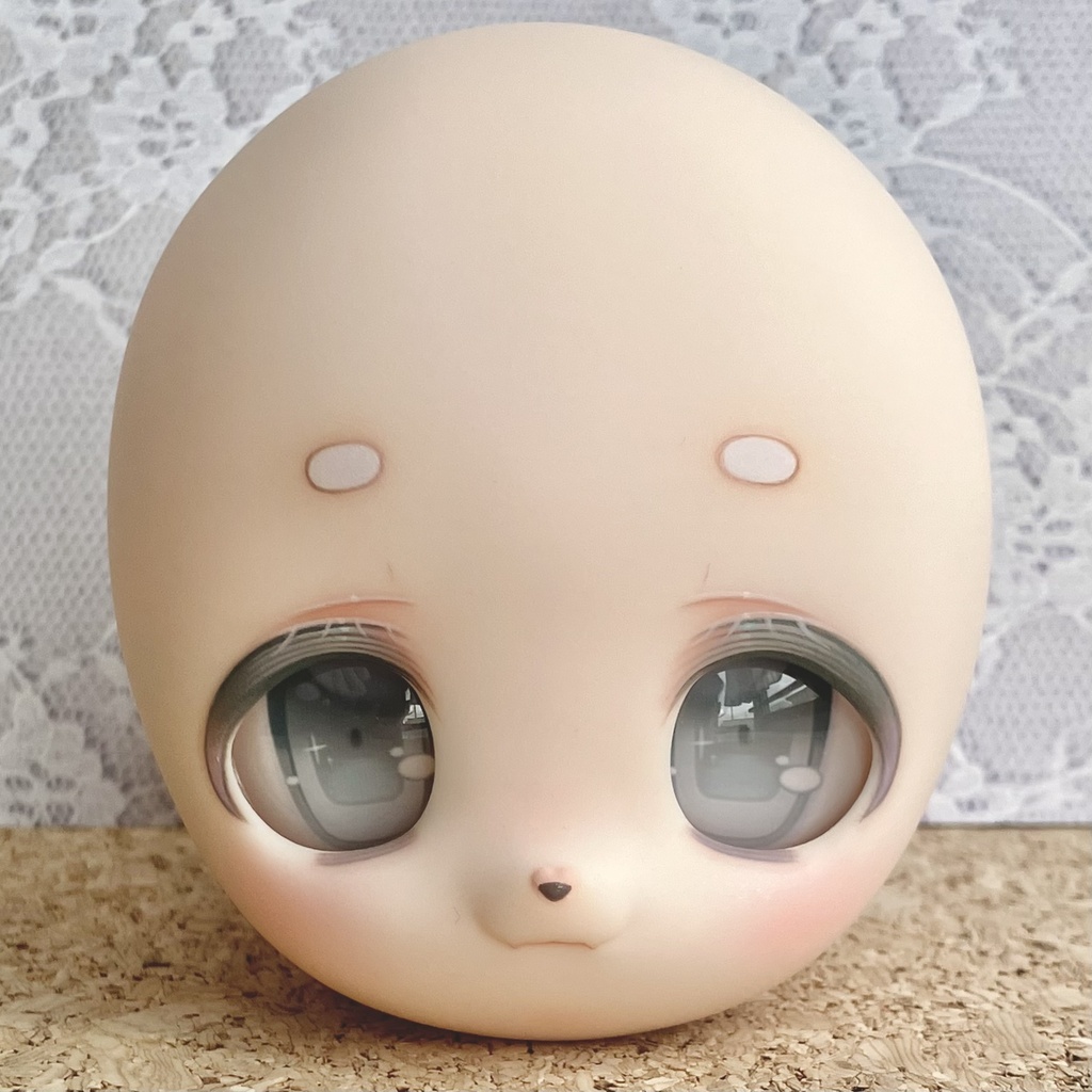 IMOMODOLLKUKUヘッド　cream  カスタム　難あり