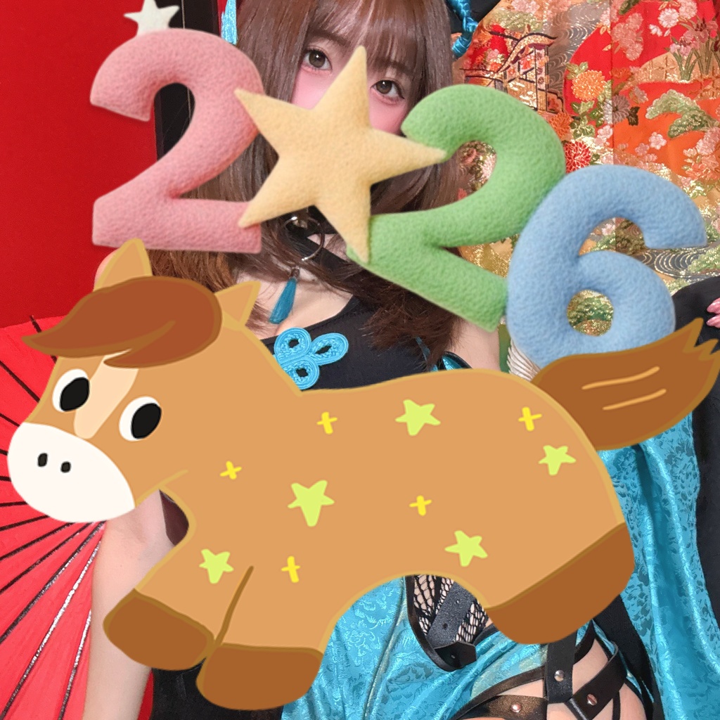🎍もちりす午年チェキ🐴