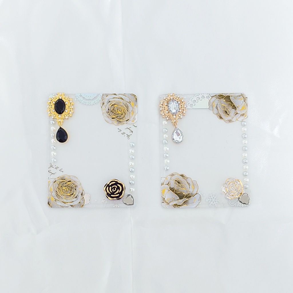 硬質ケース モノクロビジュー