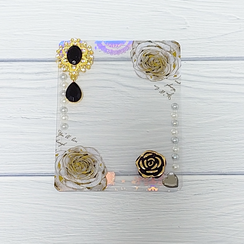 硬質ケース モノクロビジュー