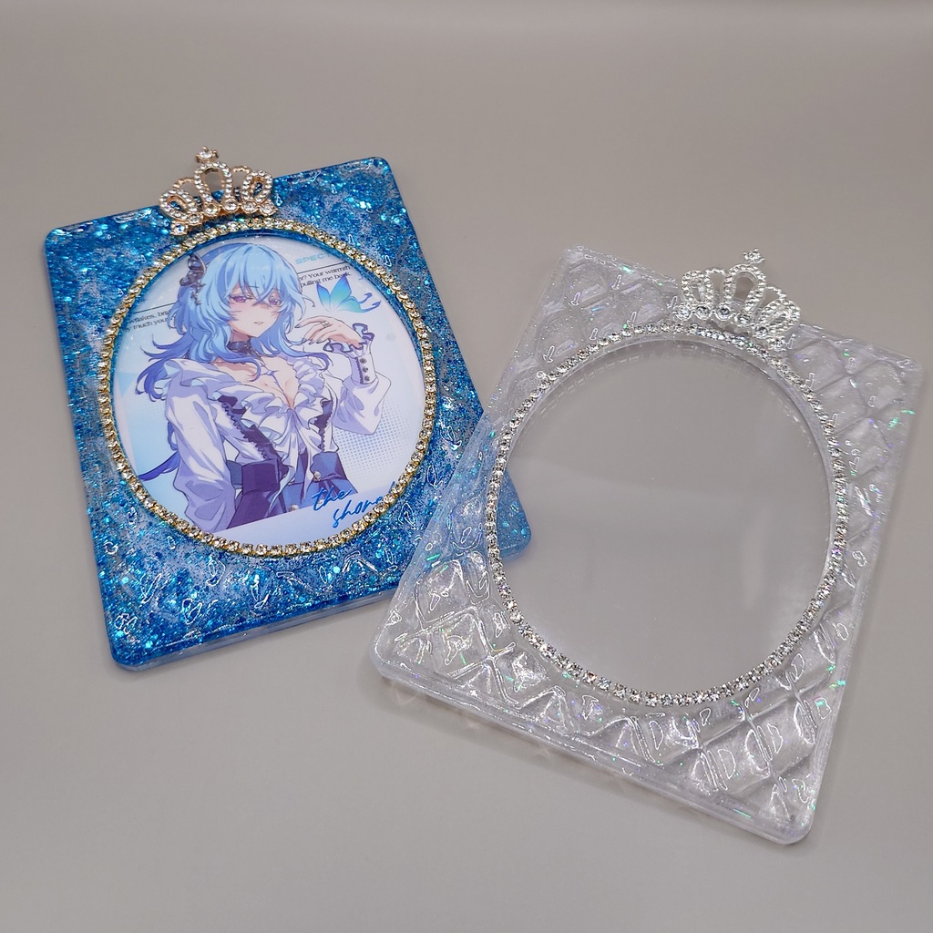 キラキララメラメ キルティング硬質ケース(シルバー)