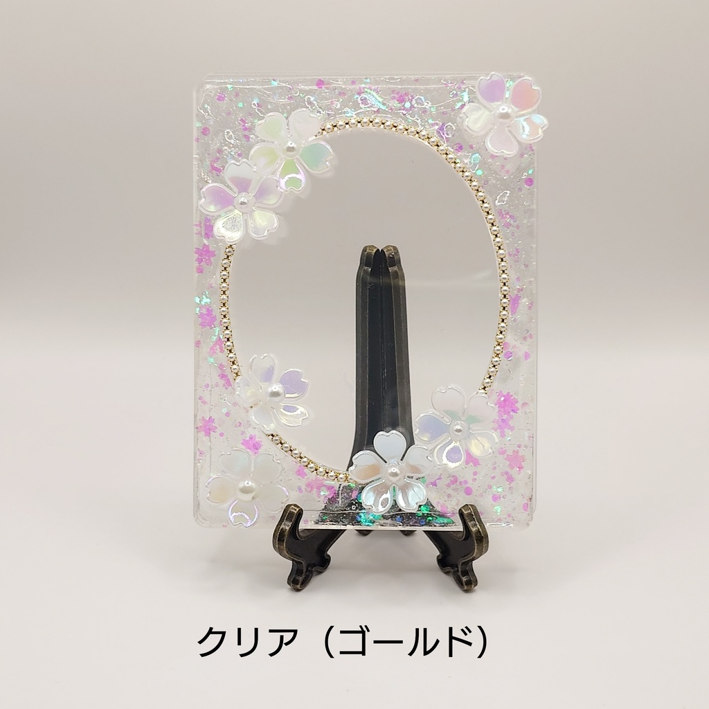 【春限定】桜満開 桜の硬質ケース(ゴールド)