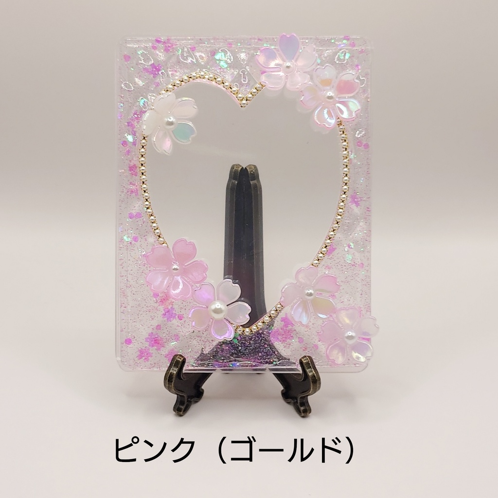 【春限定】桜満開 桜の硬質ケース(ゴールド)