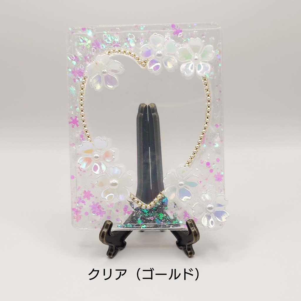 【春限定】桜満開 桜の硬質ケース(ゴールド)