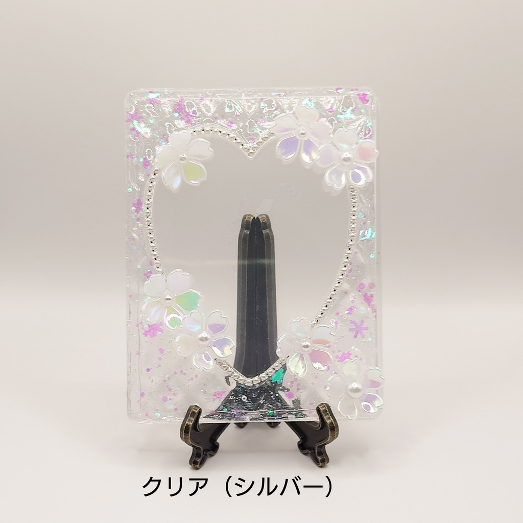 【春限定】桜満開 桜の硬質ケース(シルバー)