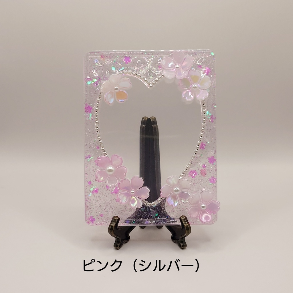 【春限定】桜満開 桜の硬質ケース(シルバー)