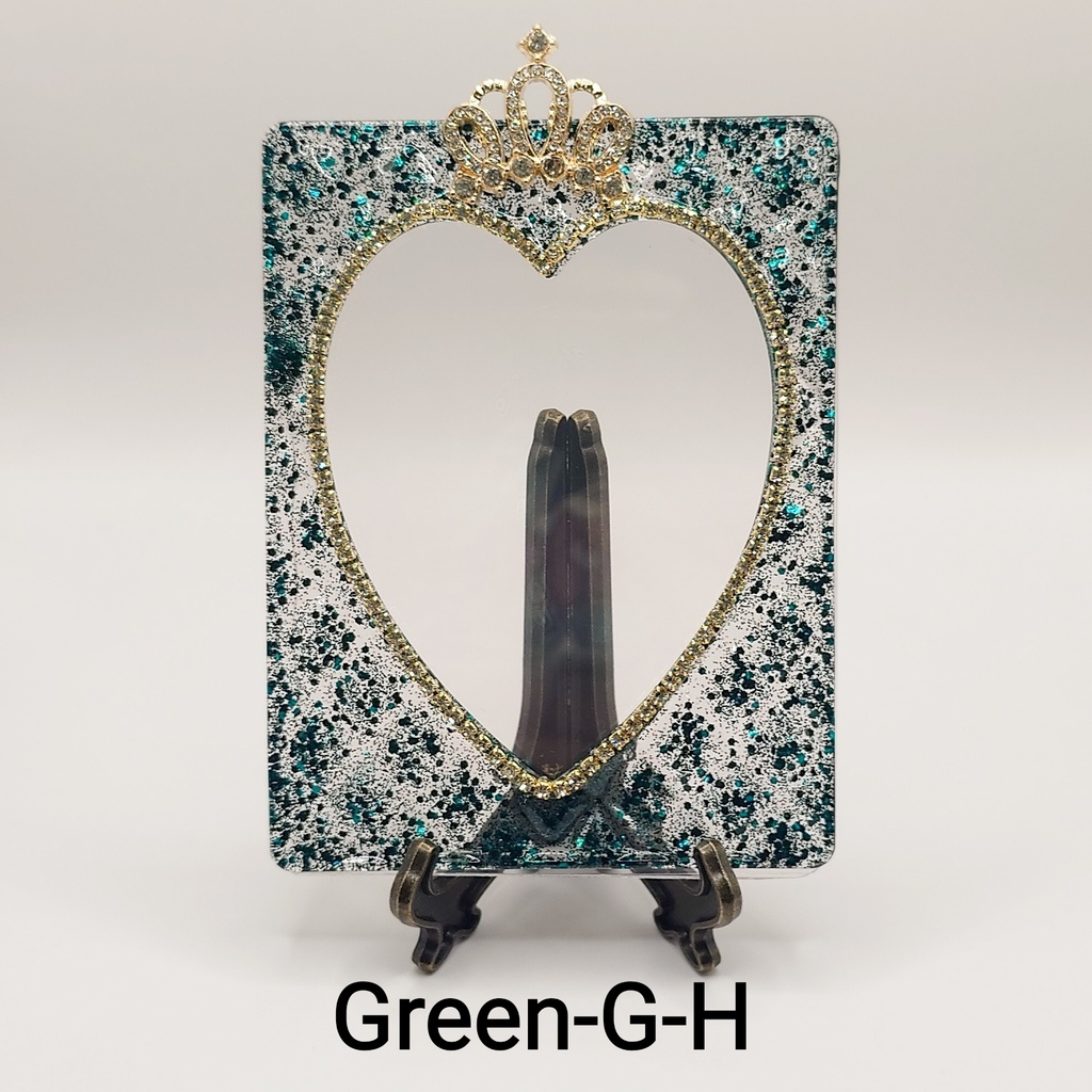 キラキララメラメハート キルティング硬質ケース(ゴールド)