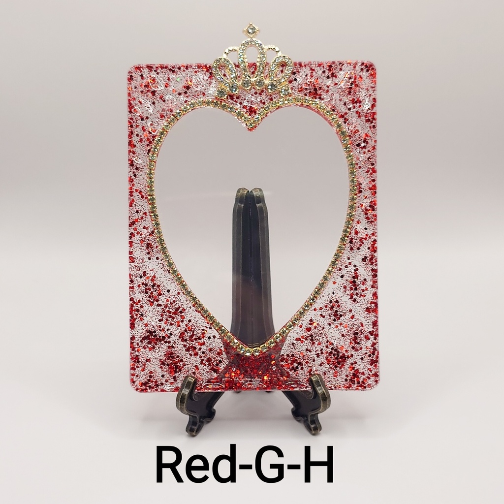 キラキララメラメハート キルティング硬質ケース(ゴールド)