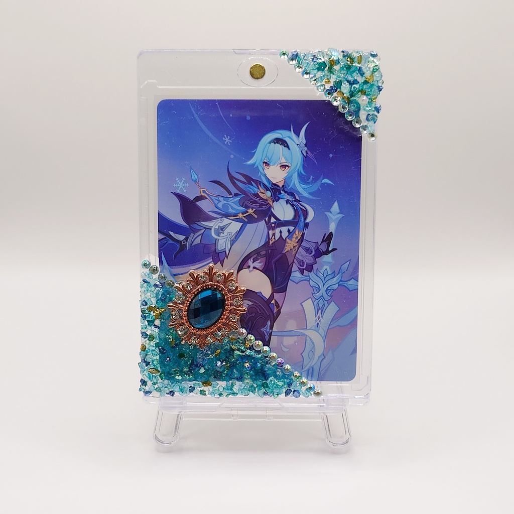 【在庫限り】宝石みたいなクラッシュストーンのデコトレカケース No.1