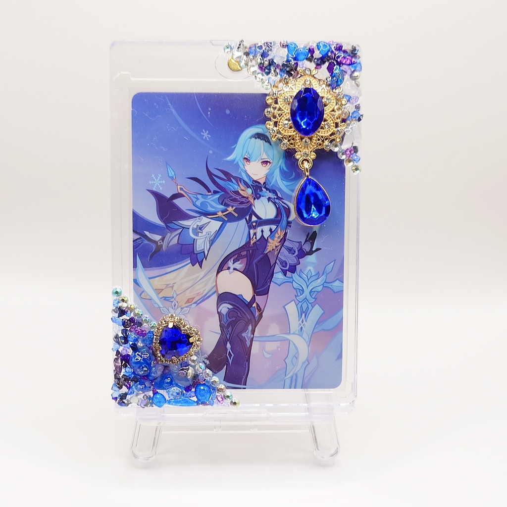 【在庫限り】宝石みたいなクラッシュストーンのデコトレカケース No.2