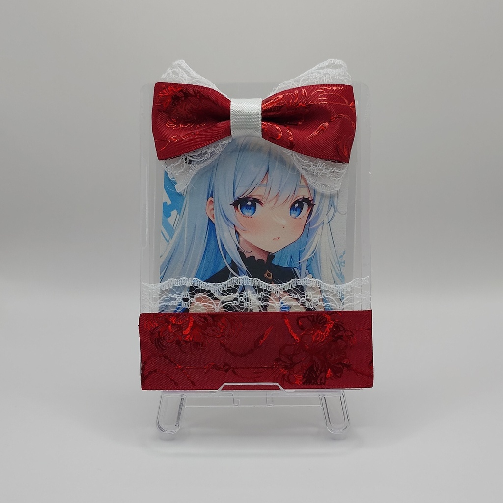 シンプルリボン 硬質ケース 彼岸花