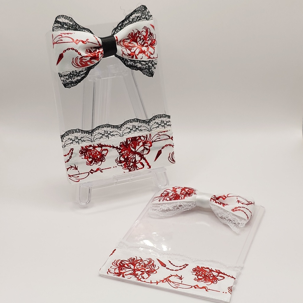 シンプルリボン 硬質ケース 彼岸花