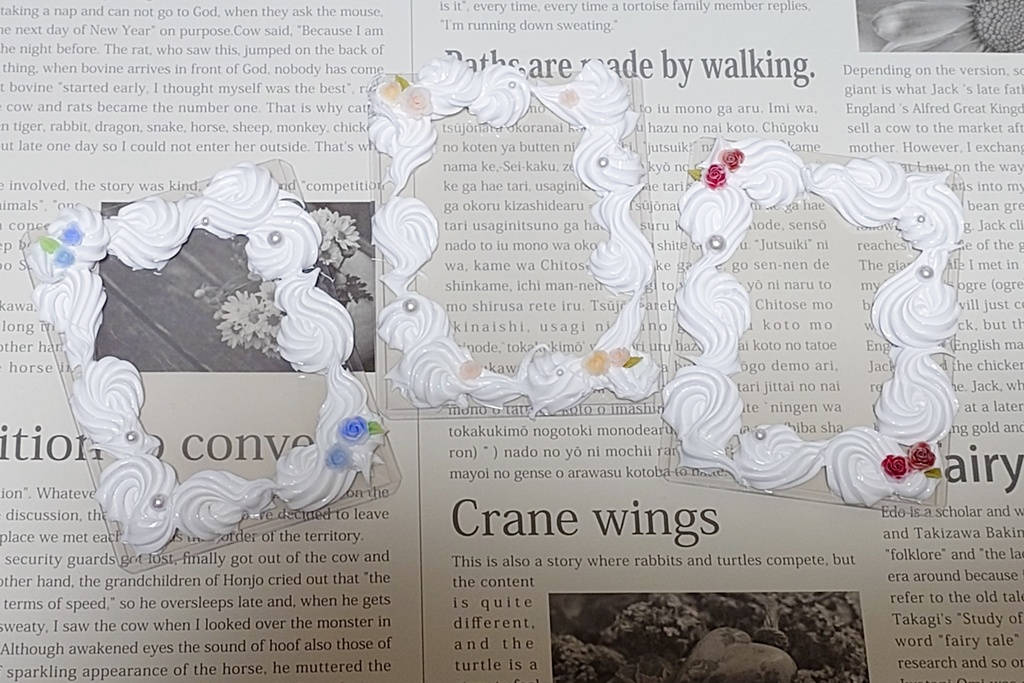 【現品限り】ホイップデコ 硬質ケース ローズ