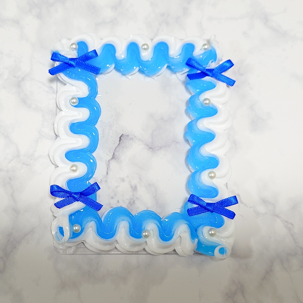 ホイップデコ 硬質ケースデコ おとな可愛い シンプルリボン