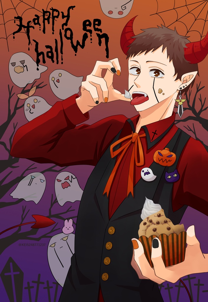 ポストカード＜ハロウィンマックス＞