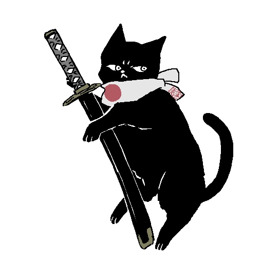 ドラ猫　フェルトキーホルダー（8cmサイズ）