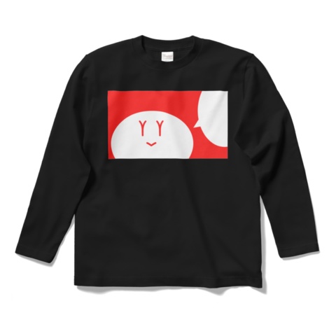 丸いヤツが何かを喋っているロンT