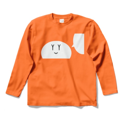 丸いヤツが何かを喋っているロンT