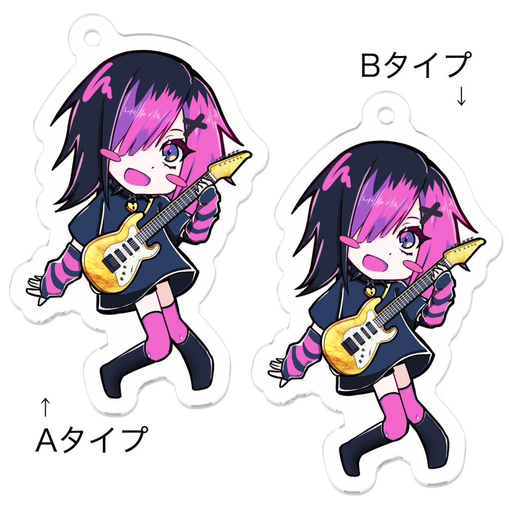 Kawaii Boy アクリルキーホルダー(コーティング)