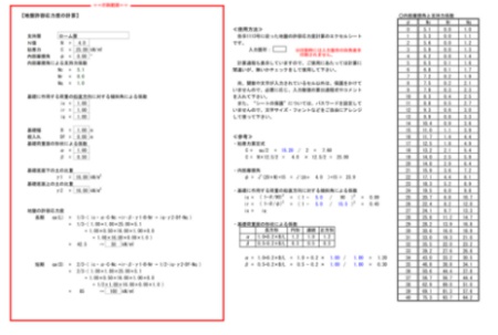 地盤許容応力度の計算