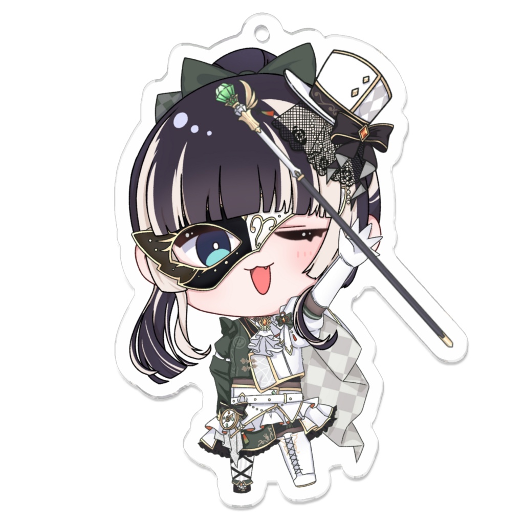 【非公式】儒烏風亭らでん  新衣装アクリルキーホルダー
