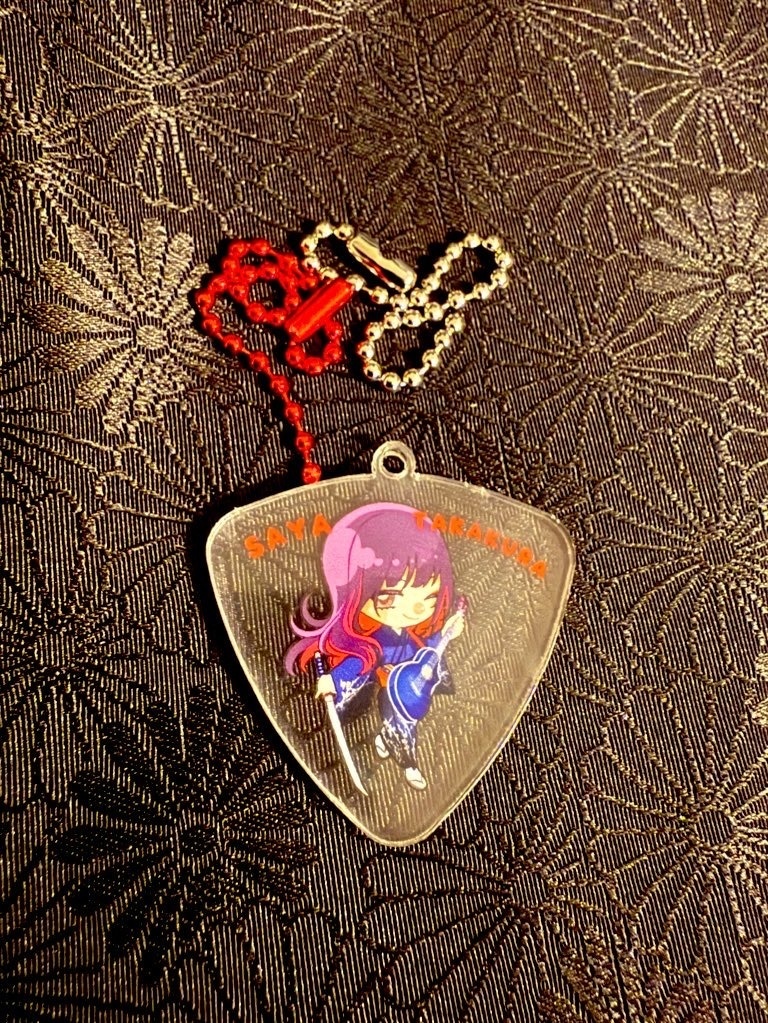 おさやアクリルピックキーホルダー