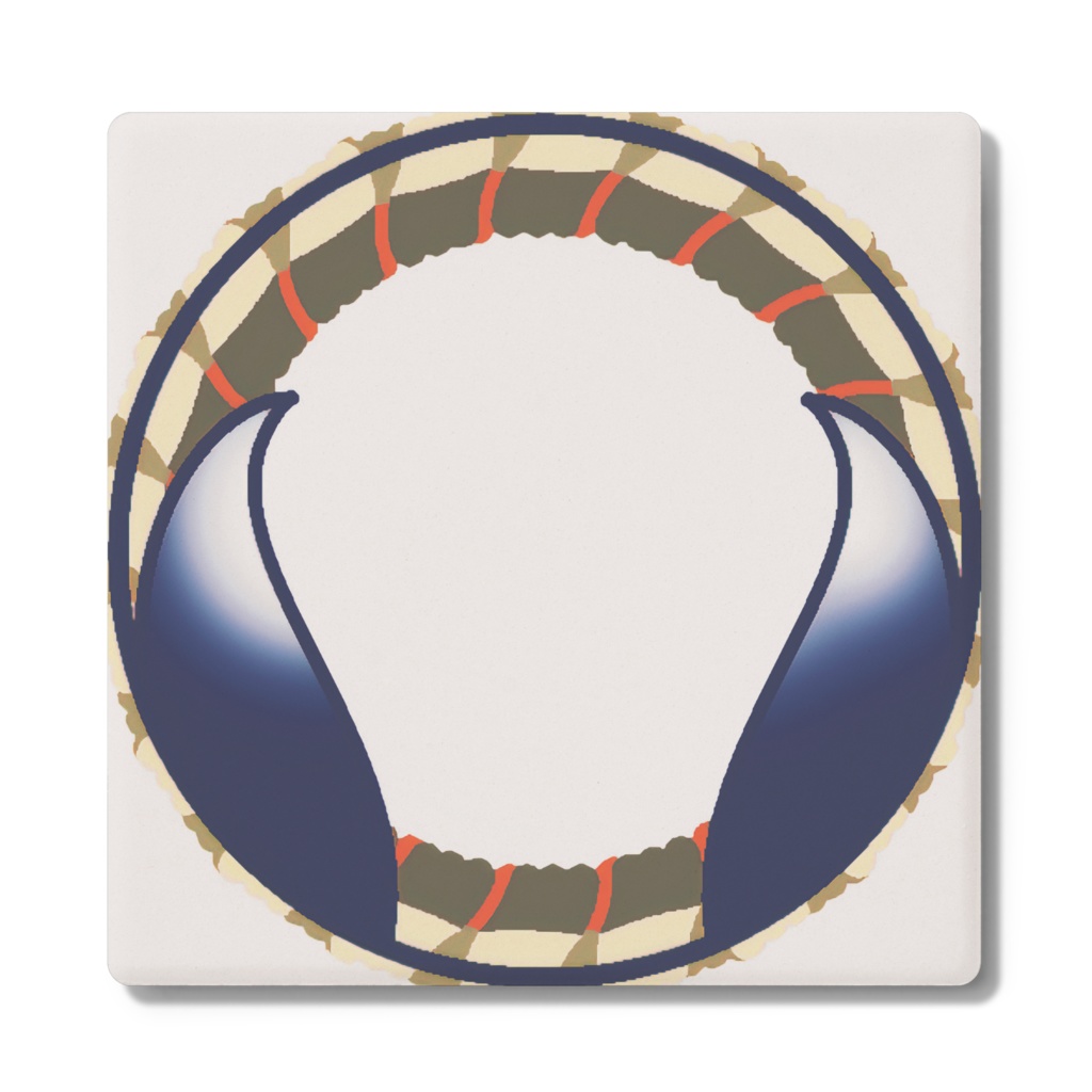 竹縄にしっぽコースター