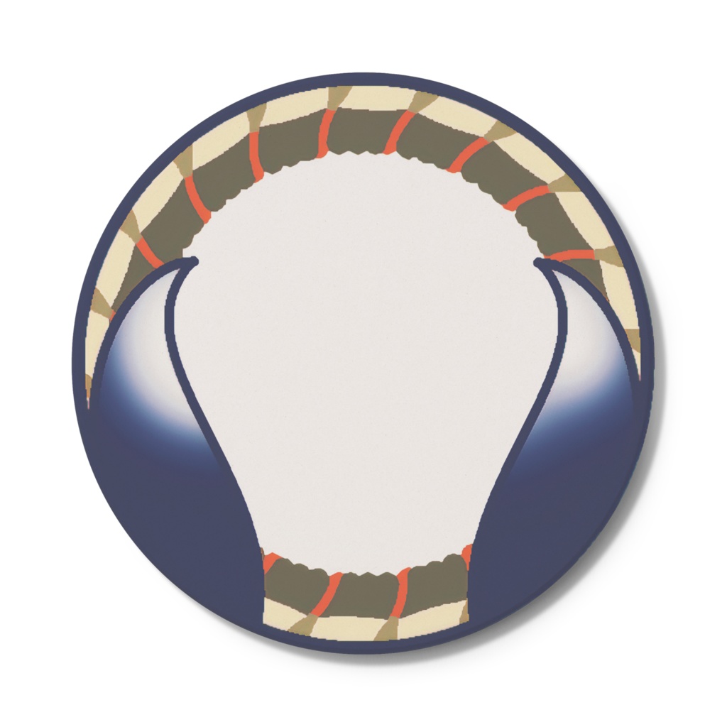 竹縄にしっぽコースター