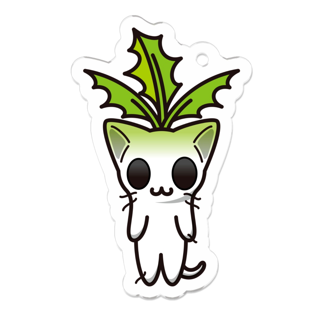 ねこだいこん アクリルキーホルダー