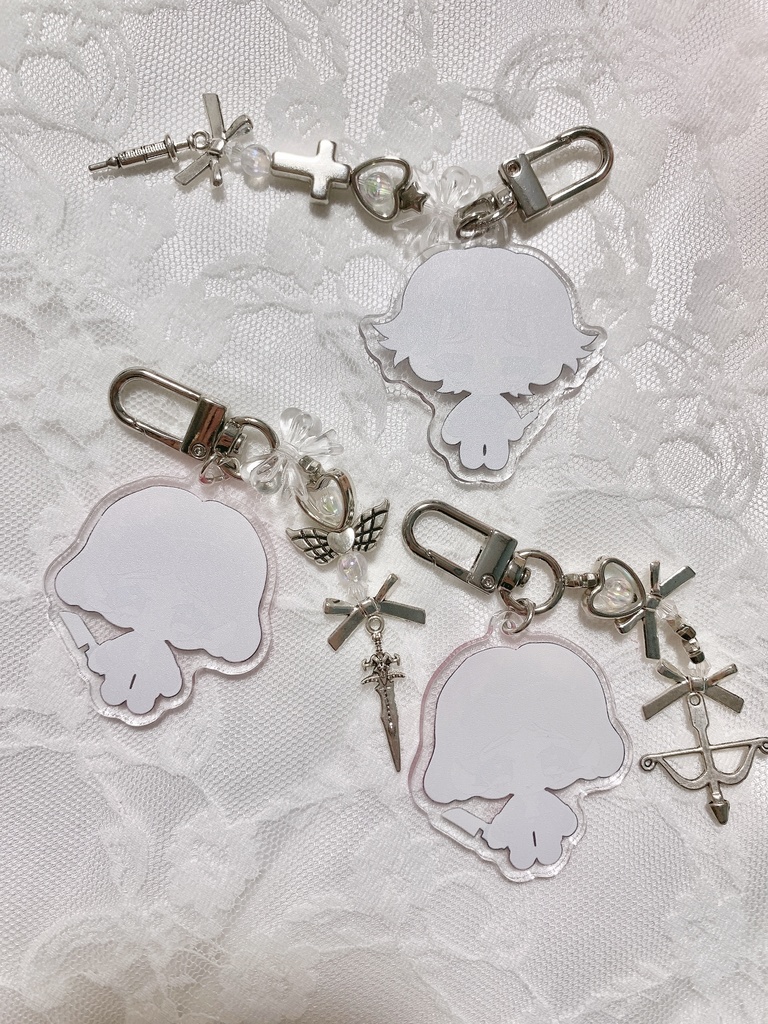 ビーズアクセ×アクキー さついたかめ♩ストラップ