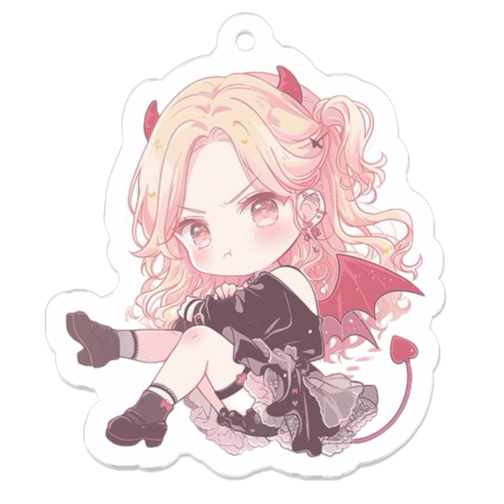 デビルちゃんアクリルキーホルダー