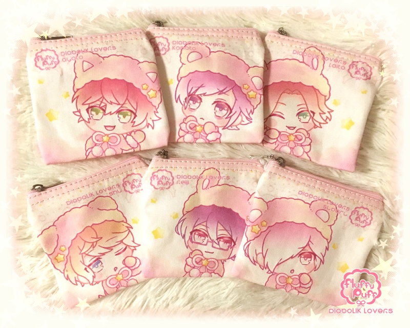 fluffy puff✩square pouch