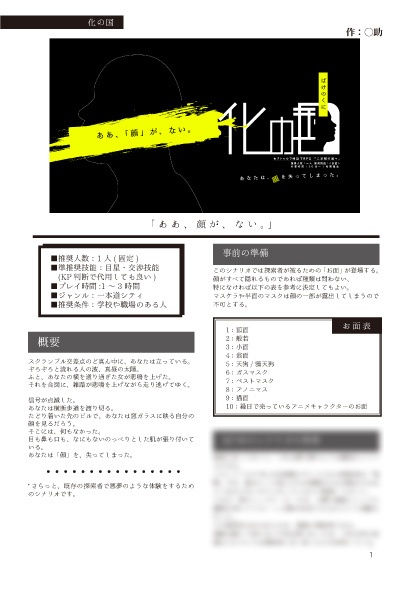 化の国【クトゥルフ神話TRPG】