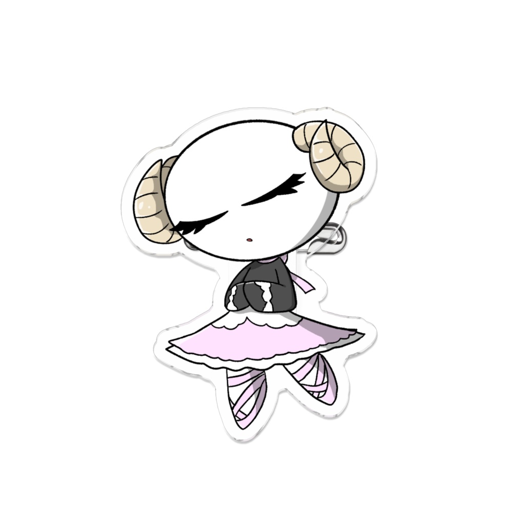 チエリのアクリルバッチ