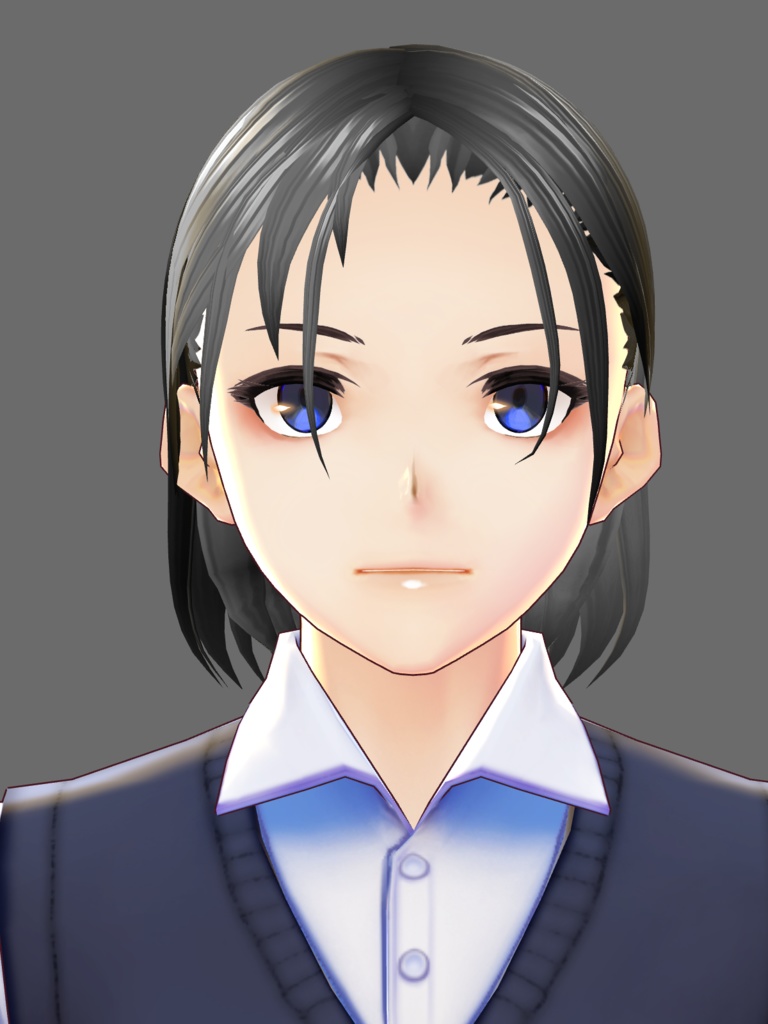 vroidヘアプリセット デコミディアム