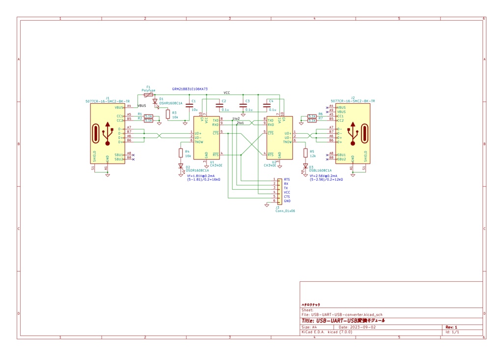 USB-UART-USB変換モジュール X86-USBCOM-1