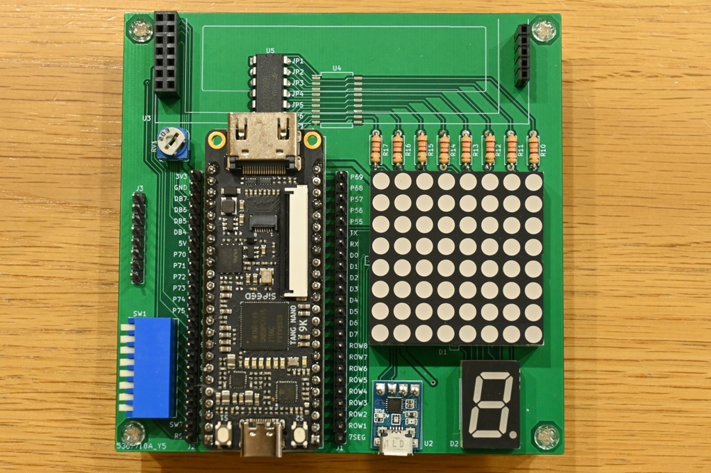 FPGAベース基板 ComProc CPU Board Rev.4 組み立てキット(完成品もこちら)