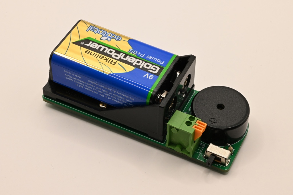 断線検知ブザー(組み立てキット、完成品) 盗難検知や引っ掛け罠などに