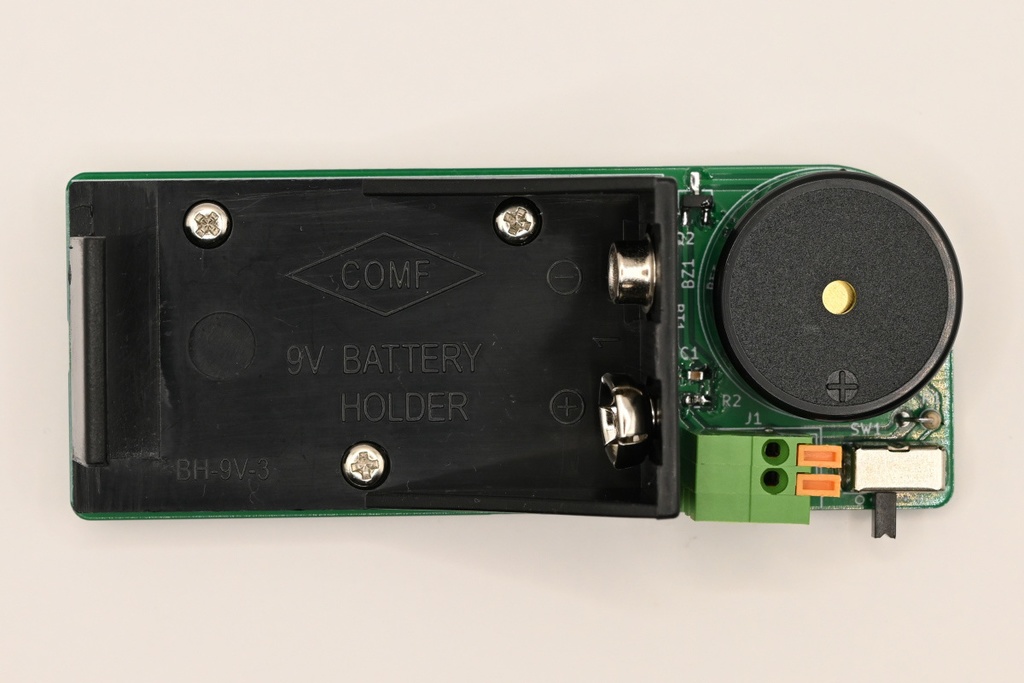 断線検知ブザー(組み立てキット、完成品) 盗難検知や引っ掛け罠などに